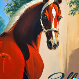 a horse, painting by Gil Elvgren generated by DALL·E 2